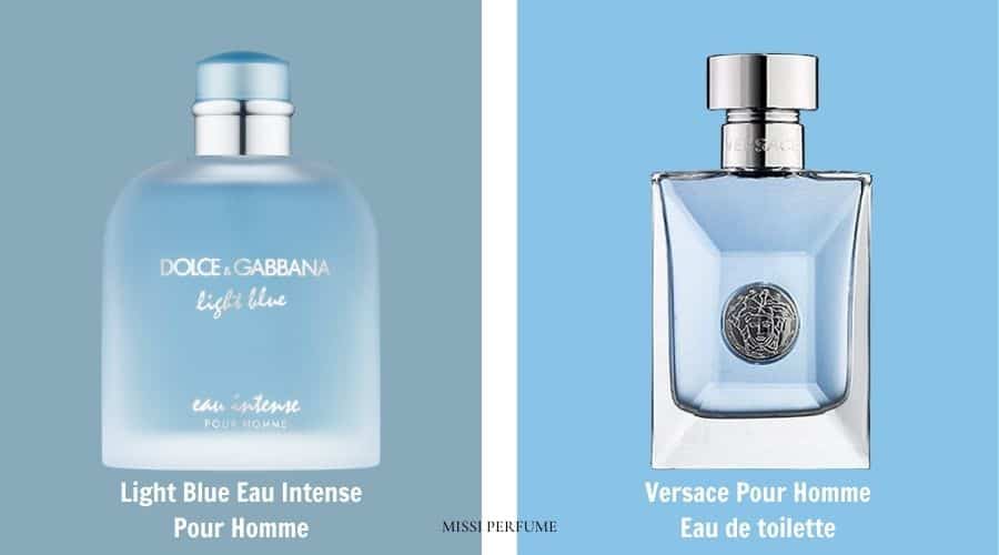 So Sánh Versace Pour Homme Và Dg Light Blue Eau Intense For Men Missi Perfume