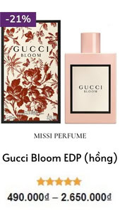 Quà tặng nước hoa | Missi Perfume