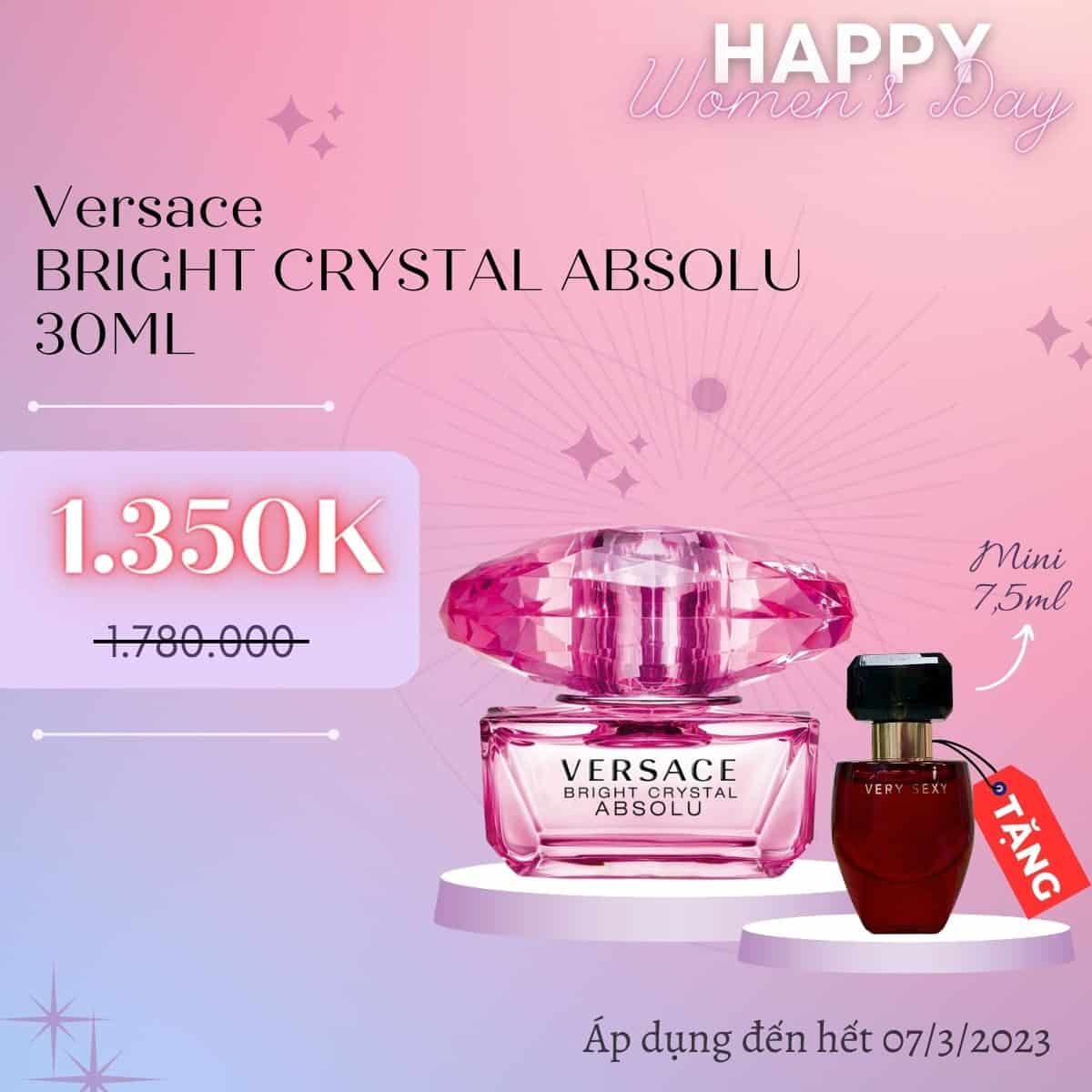 Quà tặng 8/3 - Versace Bright Crystal Absolu