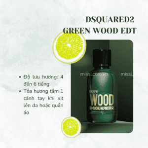 Dsquared2 Green Wood Edt 3