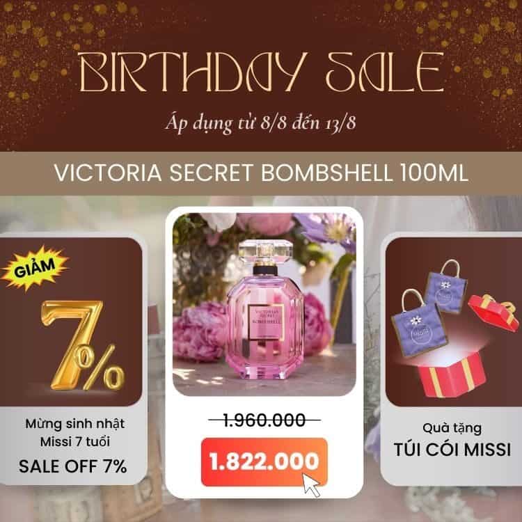 Victoria's Secret Bombshell - ưu đãi tháng 8